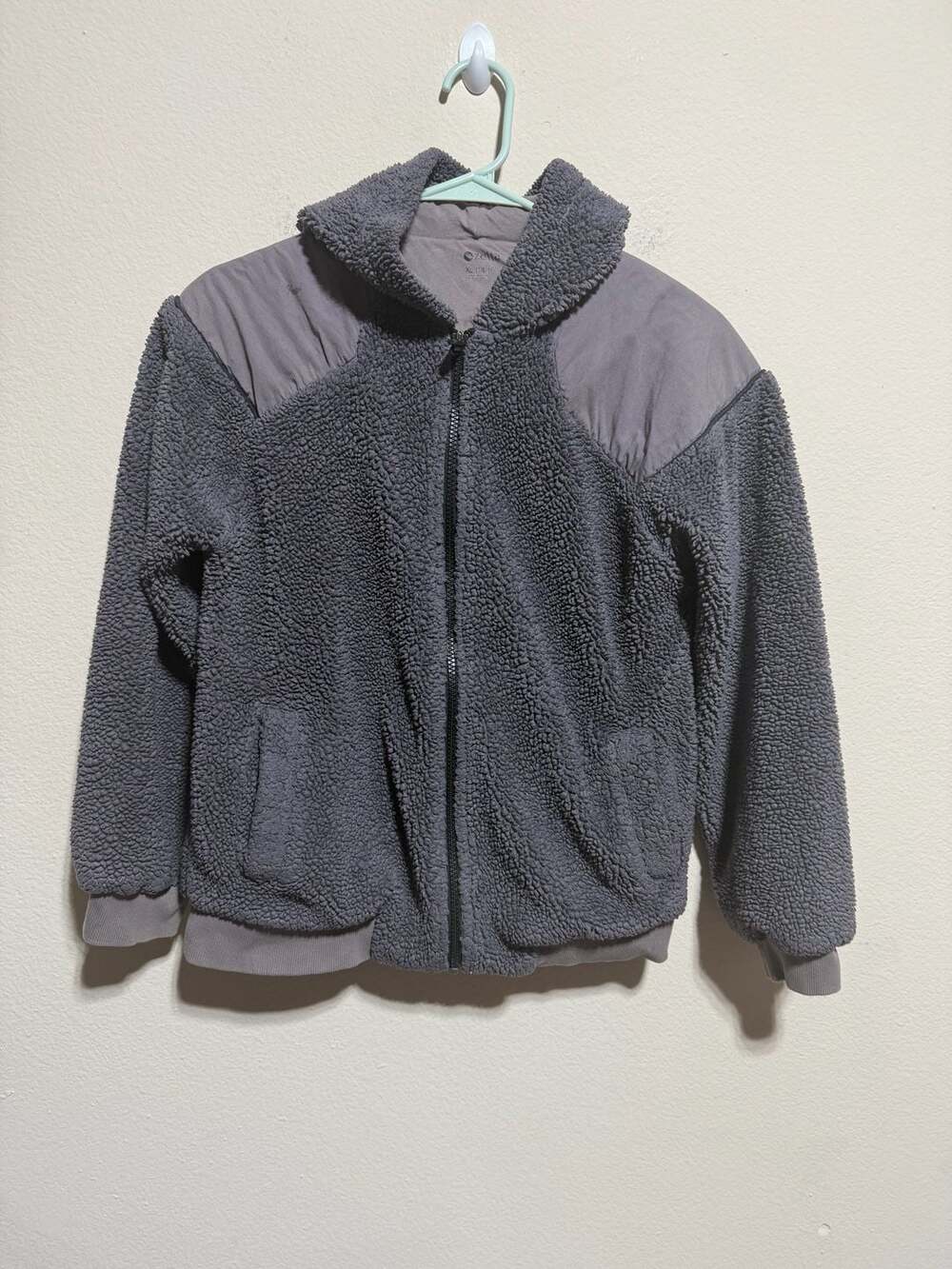 Zella Sherpa Fleece Full-Zip Hoodie Jacket